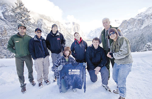 UC Merced students in Yosemite